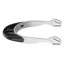 Sprenger fairRider Thin-Ended Spurs - Black/Silver